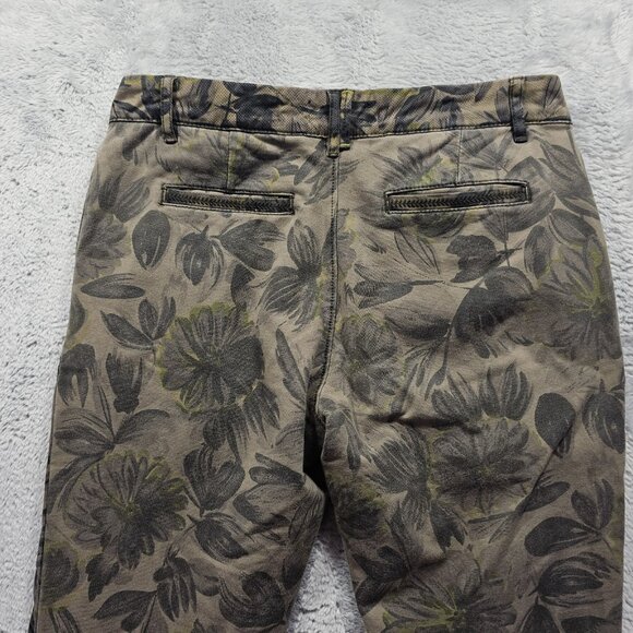 Pilcro and the Letterpress Anthropologie Hyphen Floral Chino Size 26 Stretch - Picture 3 of 11